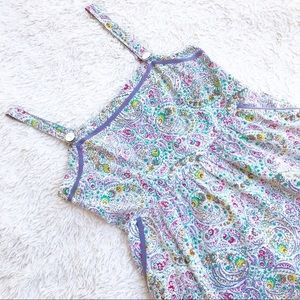 UO Tikirani Paisley Pinafore Dress XS